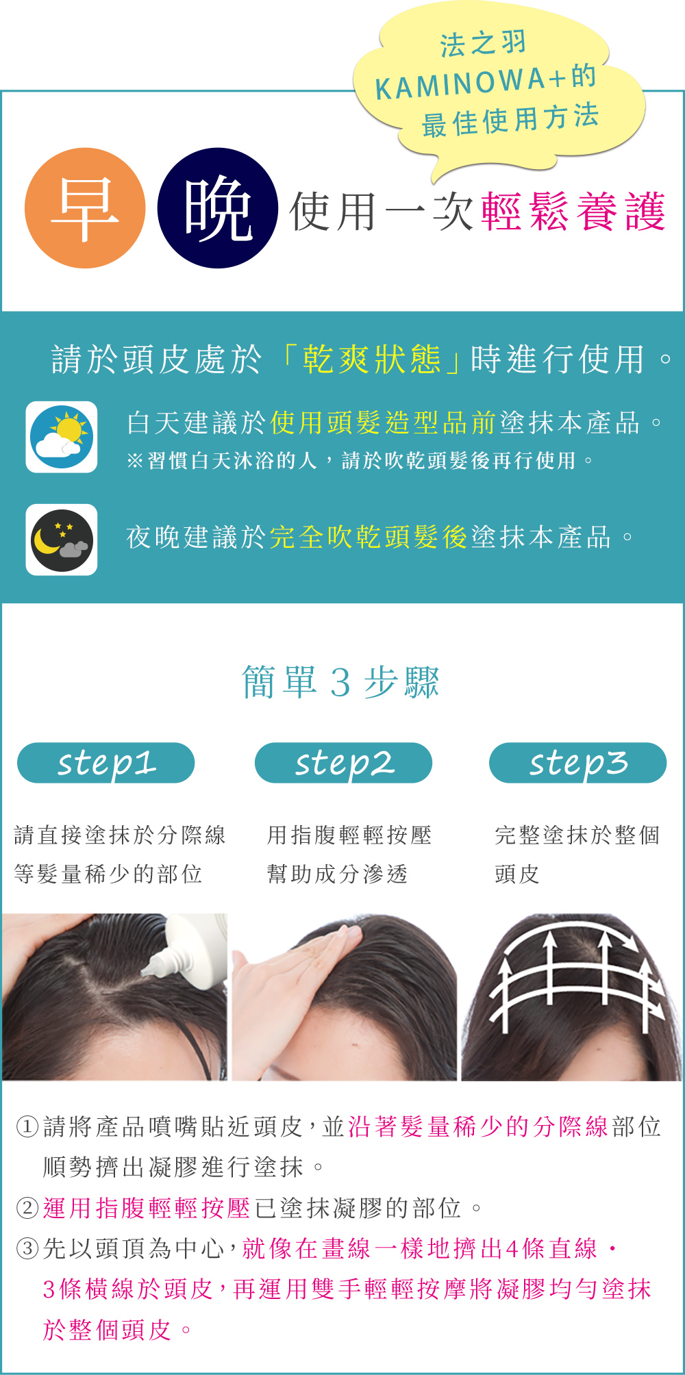 法之羽 KAMINOWA+的 最佳使用方法